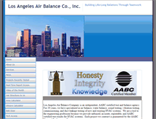 Tablet Screenshot of laairbalance.com